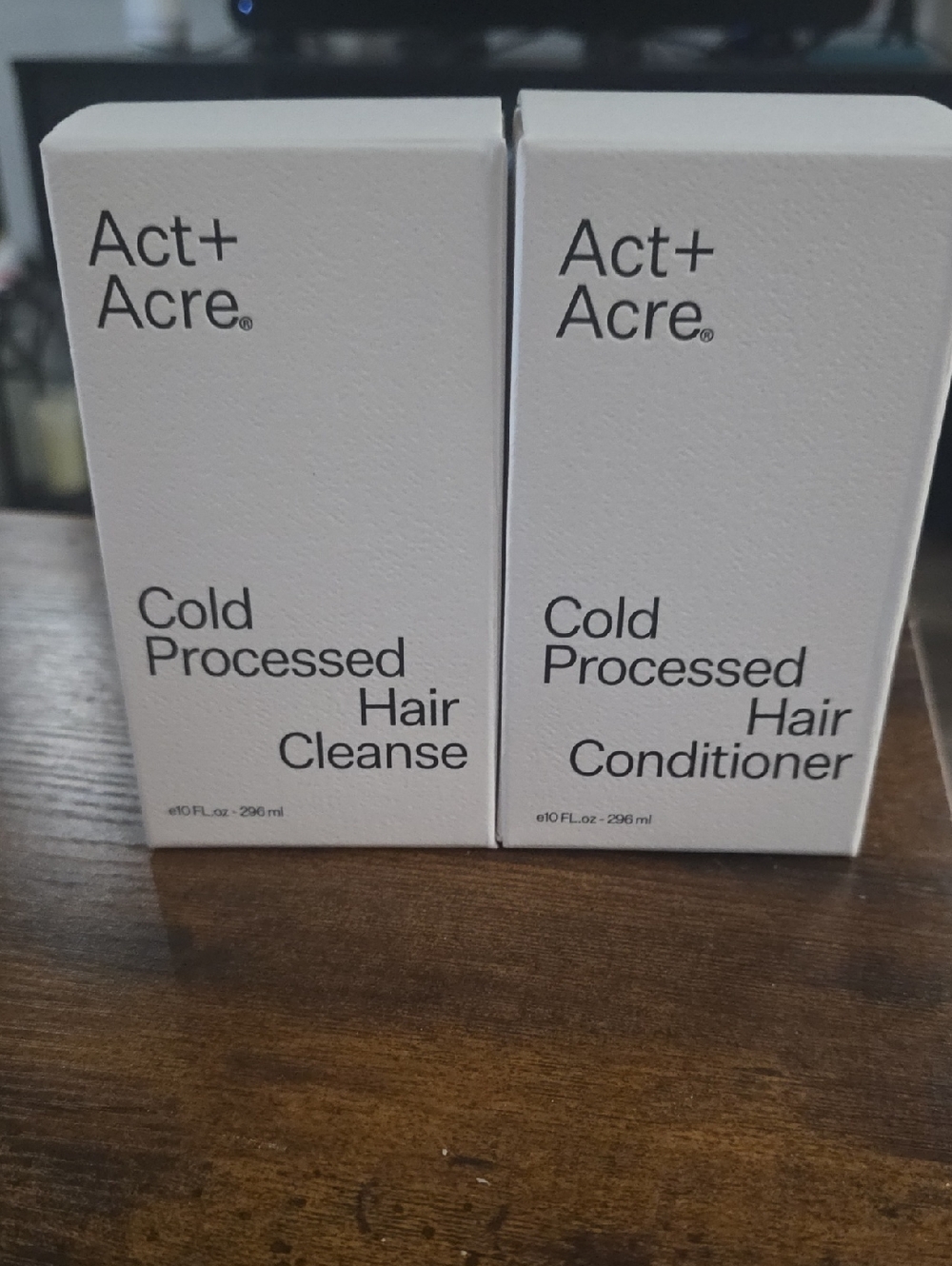 Act+Acre Cold Processed Hair Cleanse & Conditioner - White Packaging